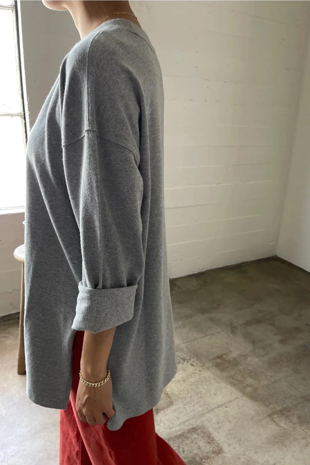 The Sunday Tee by Le Bon Shoppe - Heather Grey