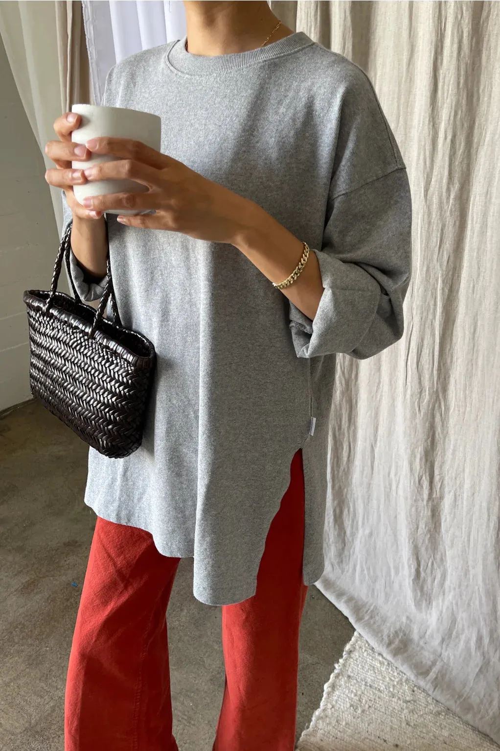 The Sunday Tee by Le Bon Shoppe - Heather Grey