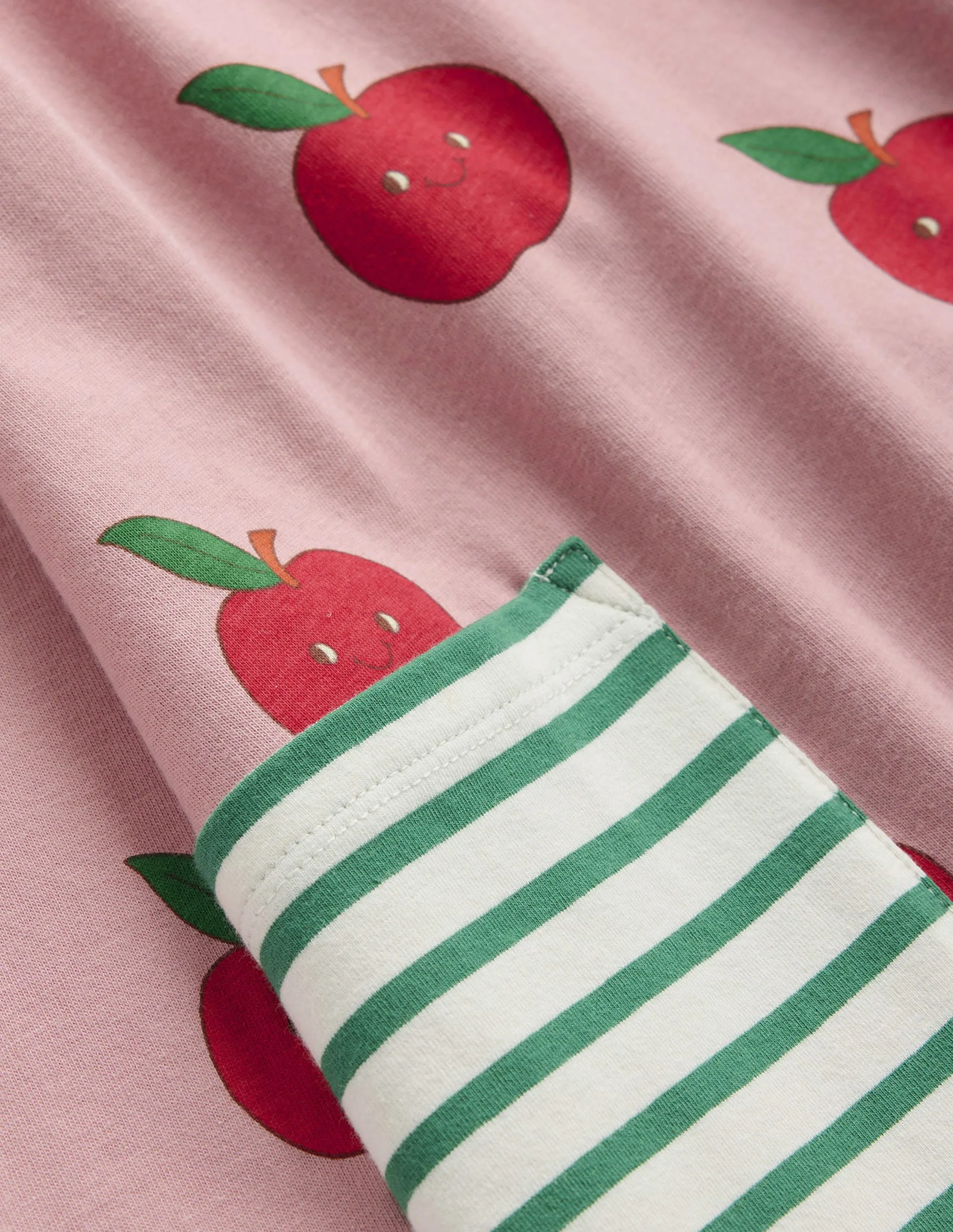 Tunic and Leggings Set-Almond Pink Apples