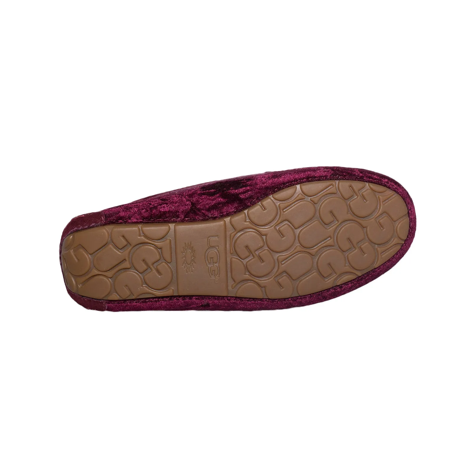 UGG Ansley Crushed Velvet Fig Slippers
