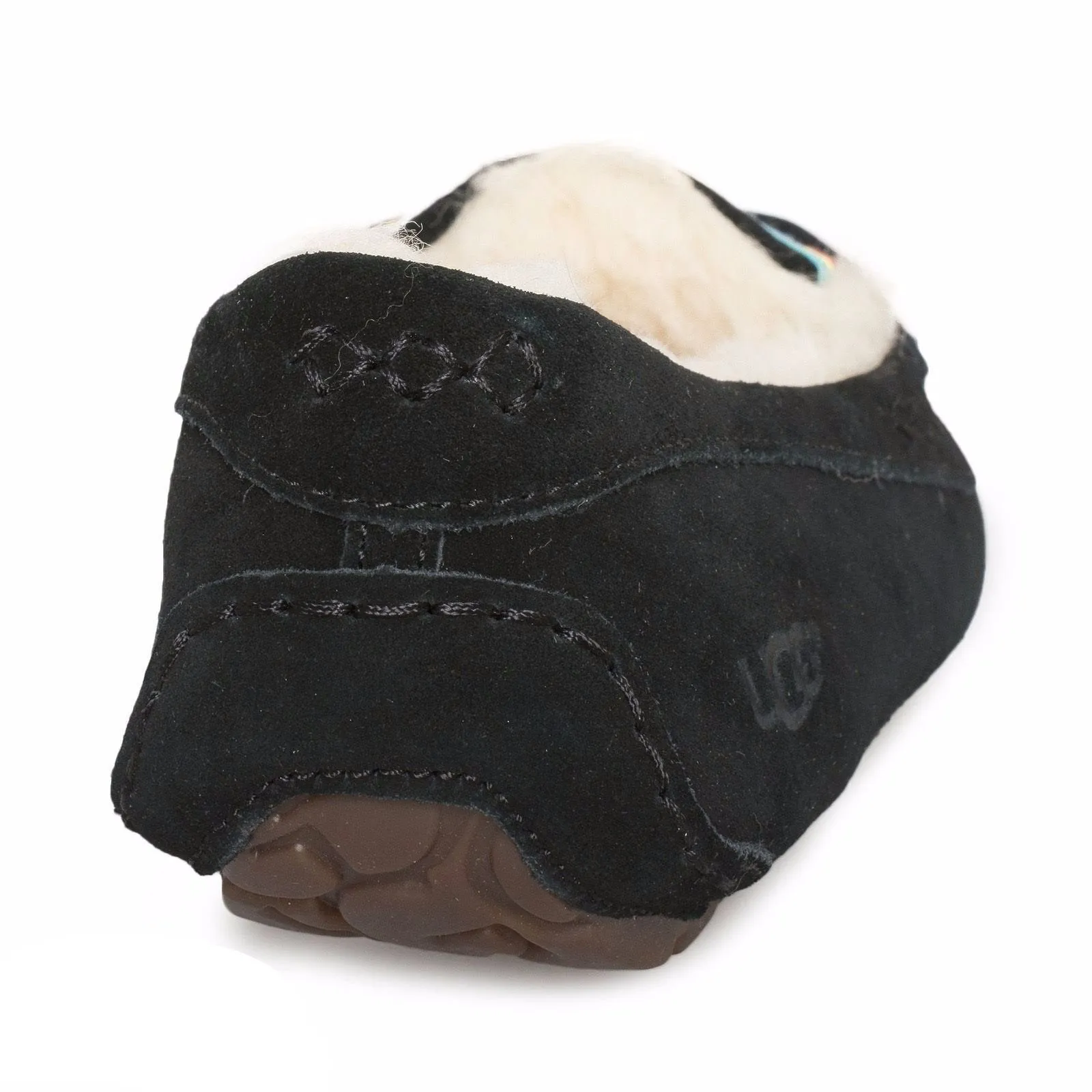 UGG Ansley Embroidery Black Slippers