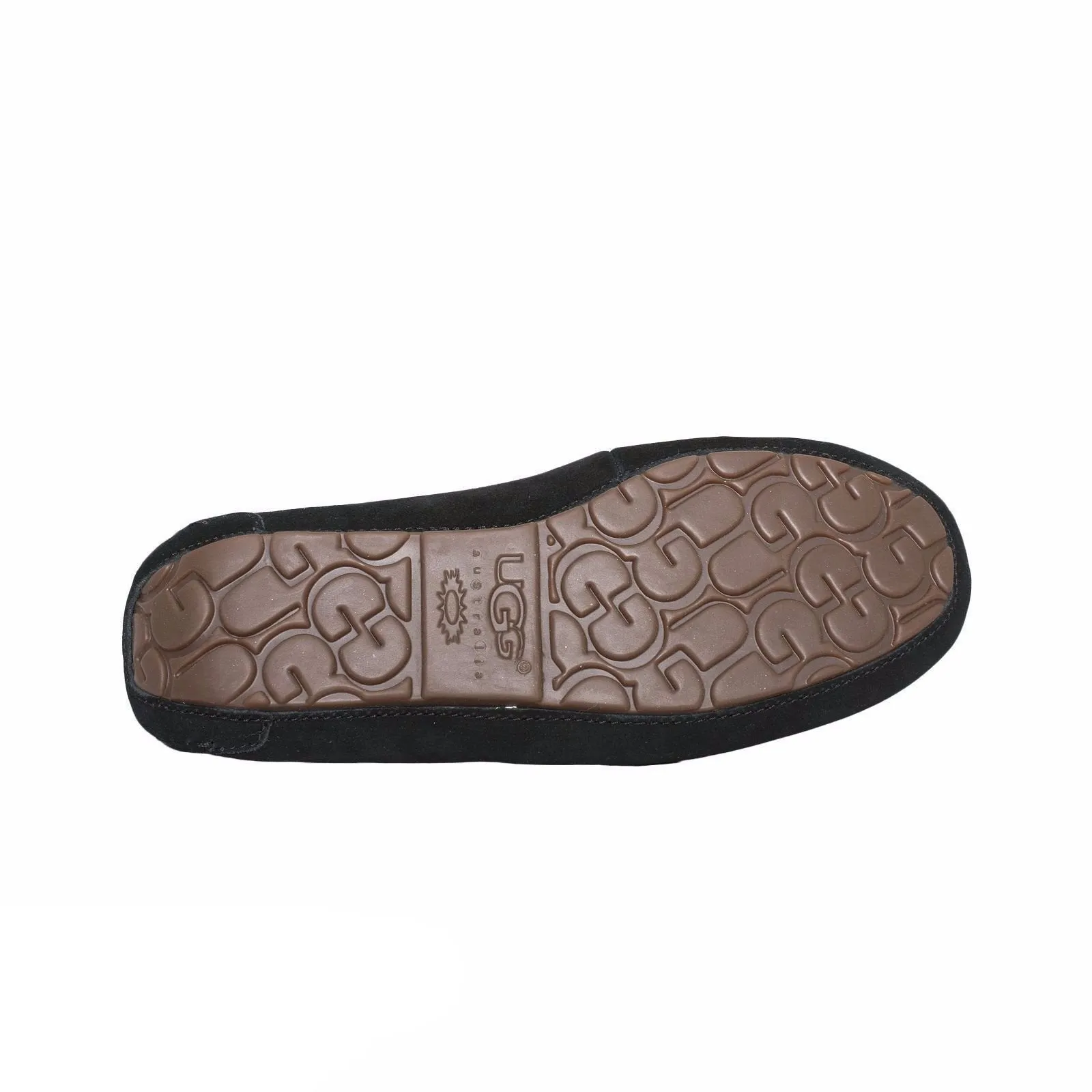 UGG Ansley Embroidery Black Slippers