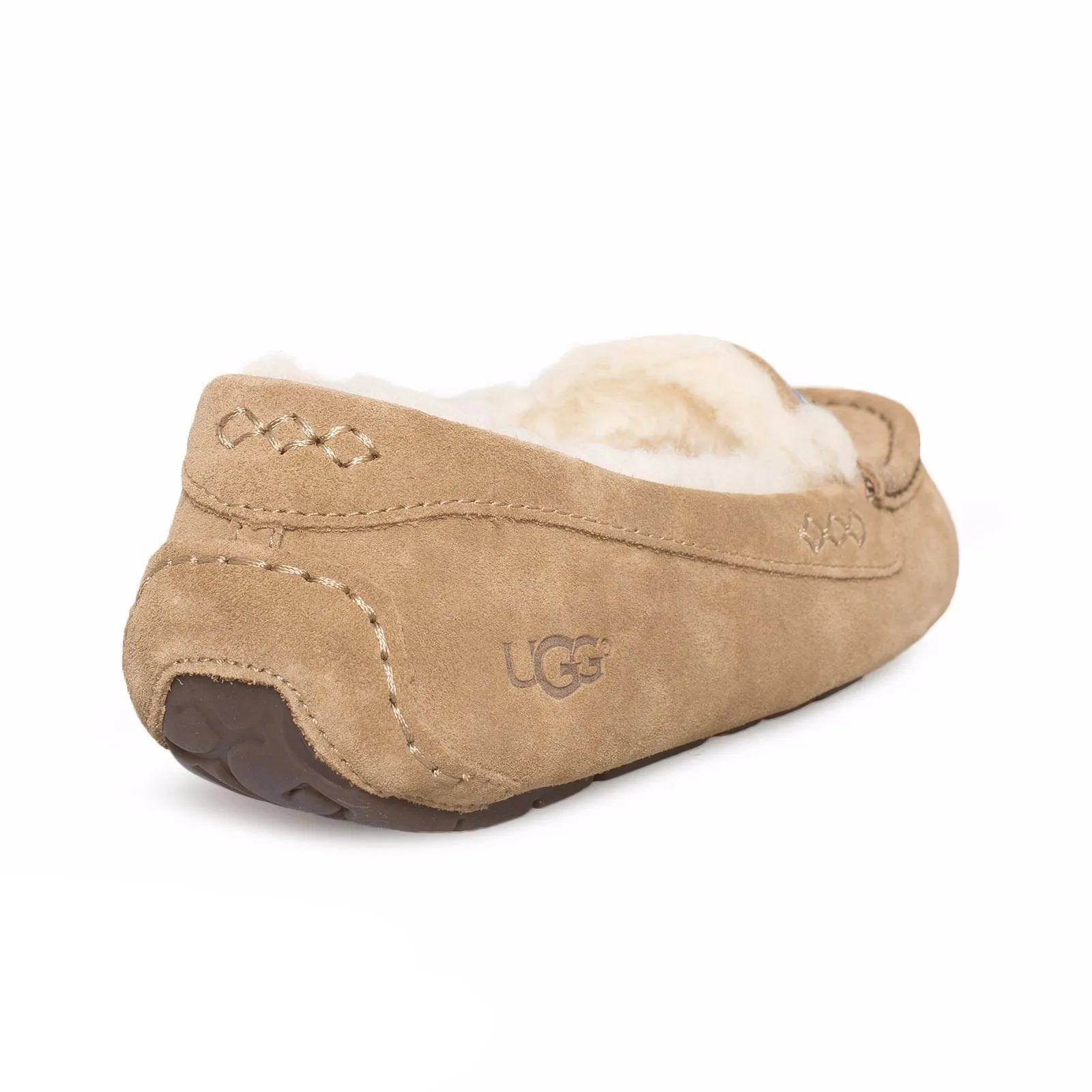 UGG Ansley Embroidery Chestnut Slippers