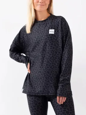 Venture Black Leopard Base Layer