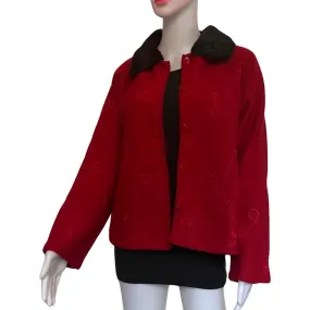 Vintage 1960s Red Wool Jacket