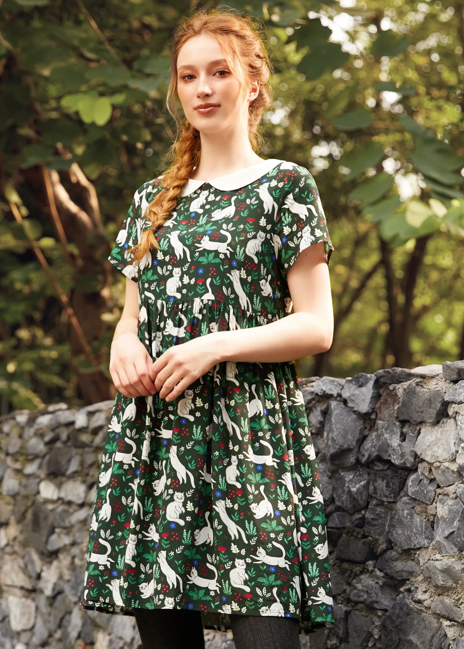 Whimsy & Wonder Collar Empire Dress