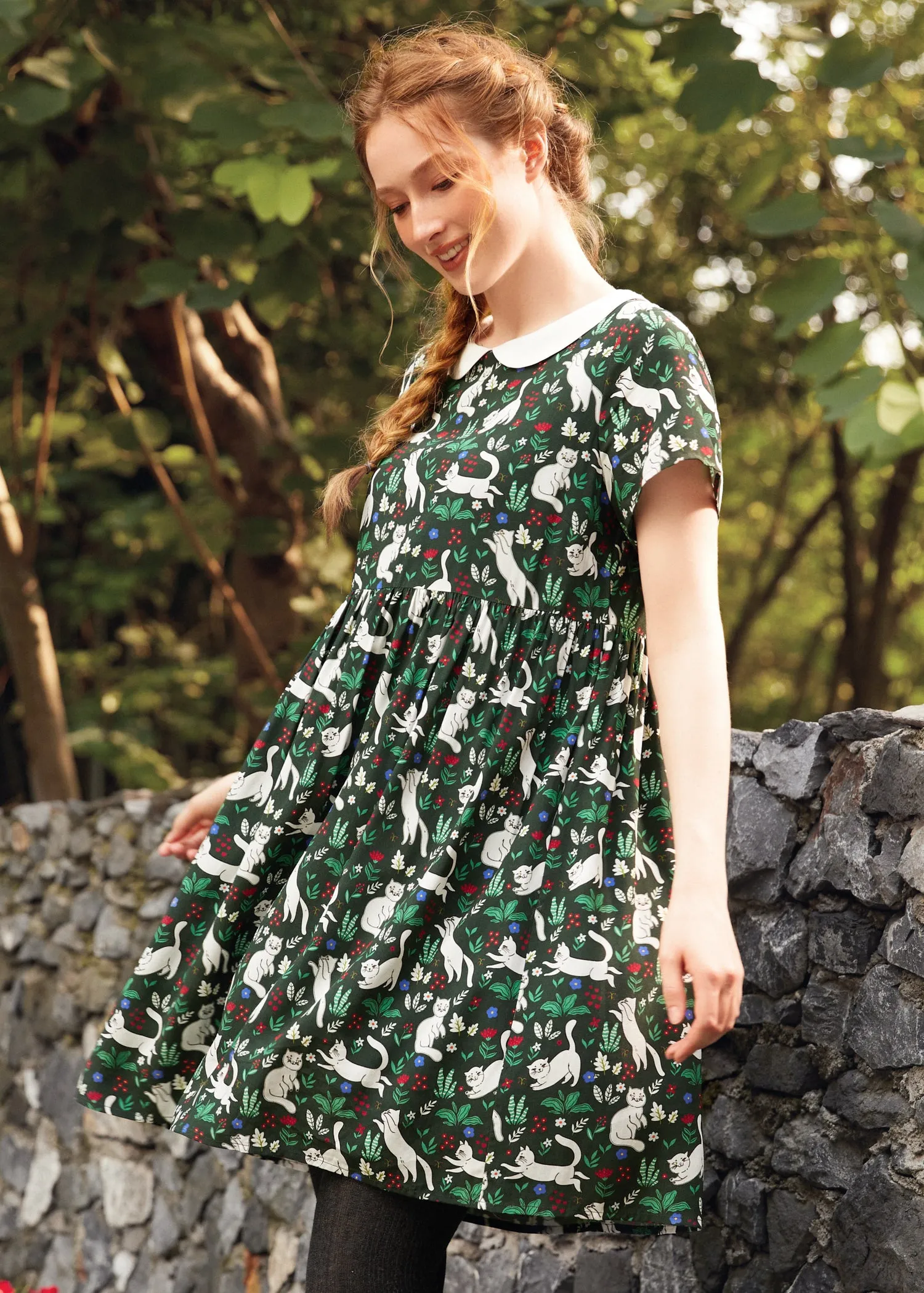 Whimsy & Wonder Collar Empire Dress