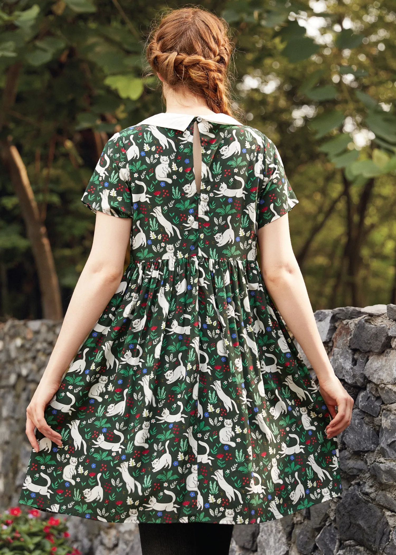 Whimsy & Wonder Collar Empire Dress