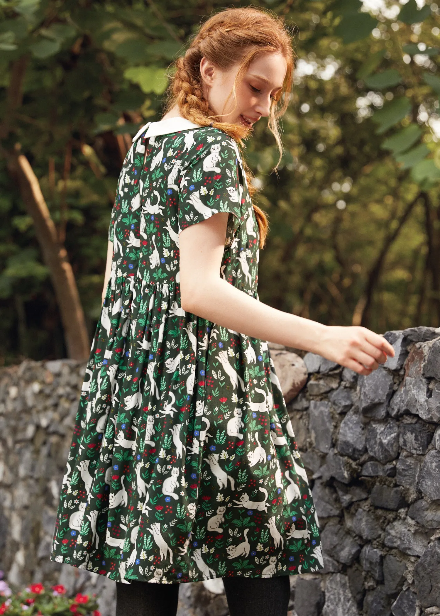 Whimsy & Wonder Collar Empire Dress