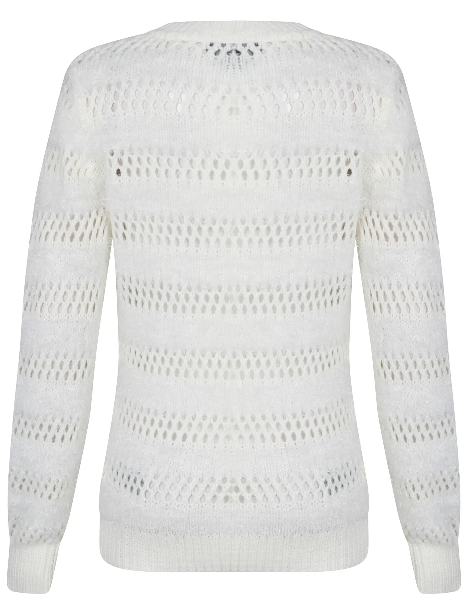 Women's Amara Reya Ophrys Fly  Cream Crew Neck Jumper