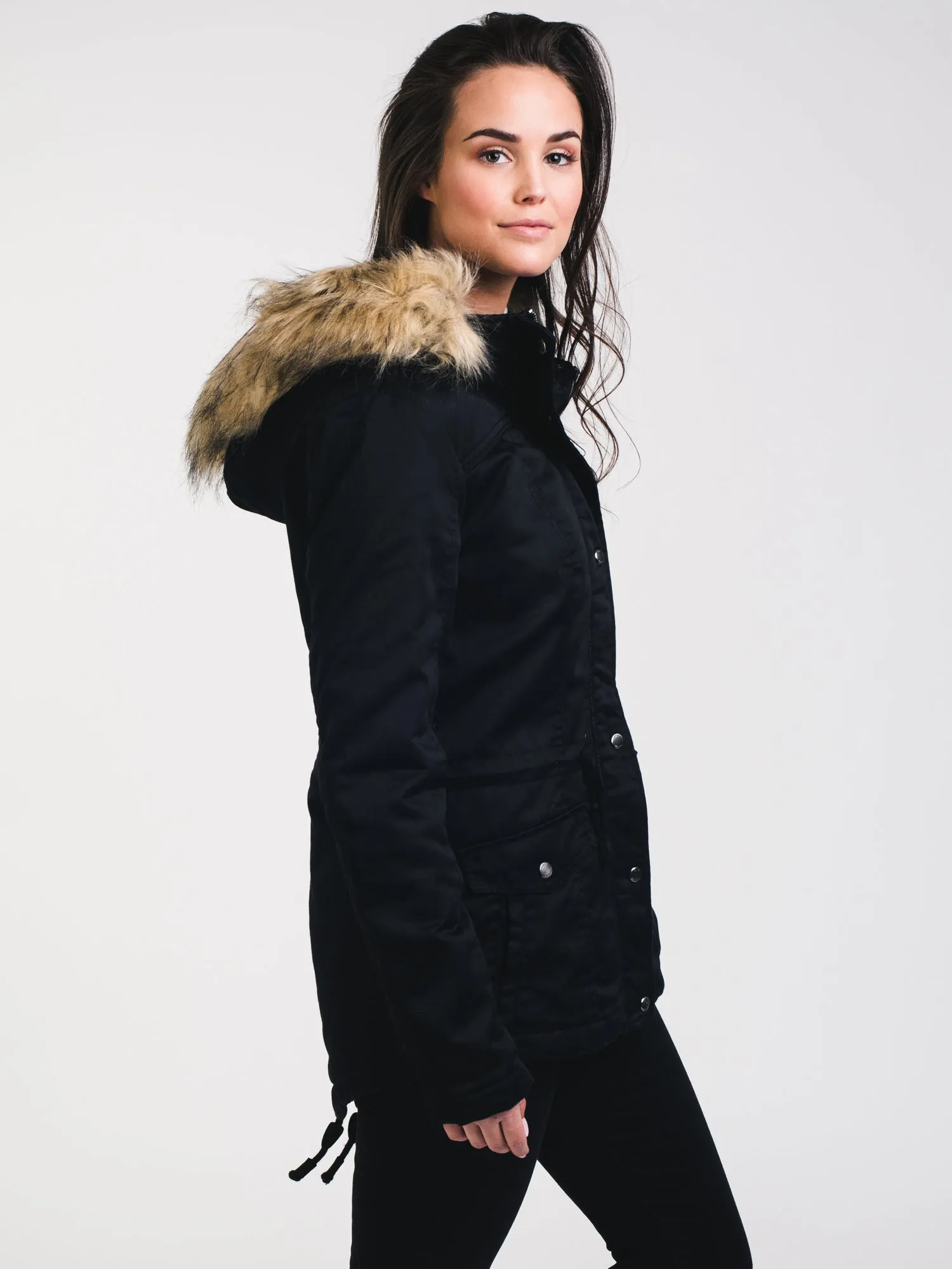 WOMENS KATE PARKA - BLACK - CLEARANCE