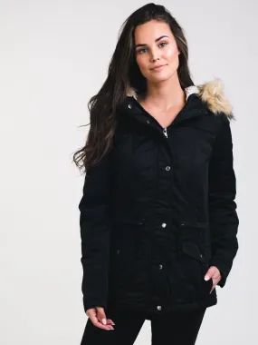 WOMENS KATE PARKA - BLACK - CLEARANCE