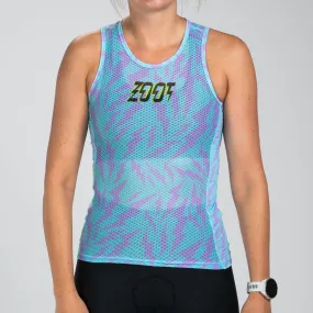 Women's Ltd Cycle Base Layer - Electric