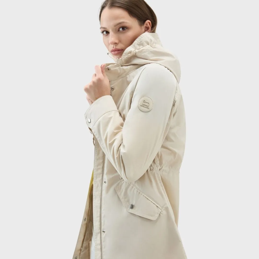 Woolrich Long Summer Parka Women's Light Oak