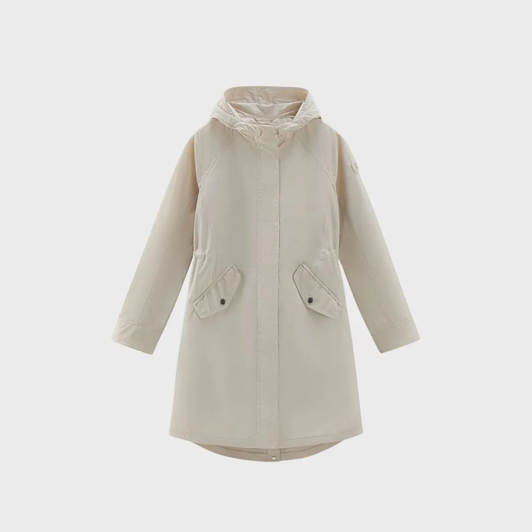 Woolrich Long Summer Parka Women's Light Oak