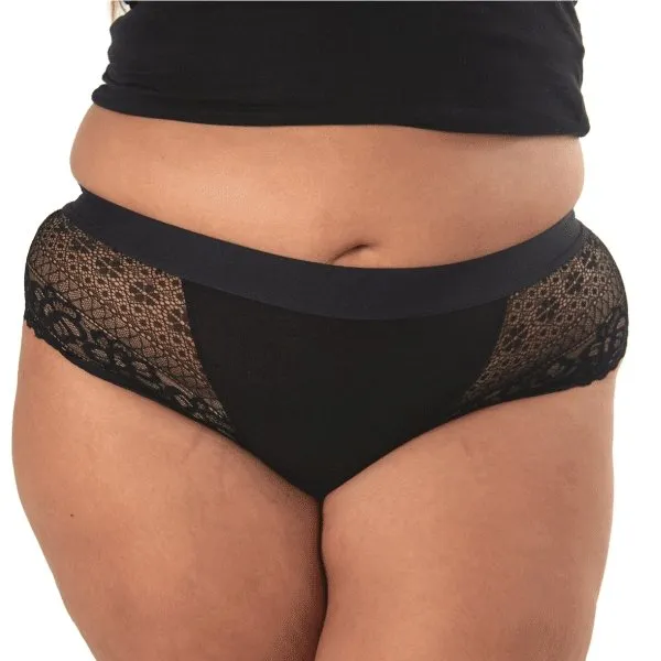 Wuka Ultimate™ Lace Hipster Brief Medium Flow