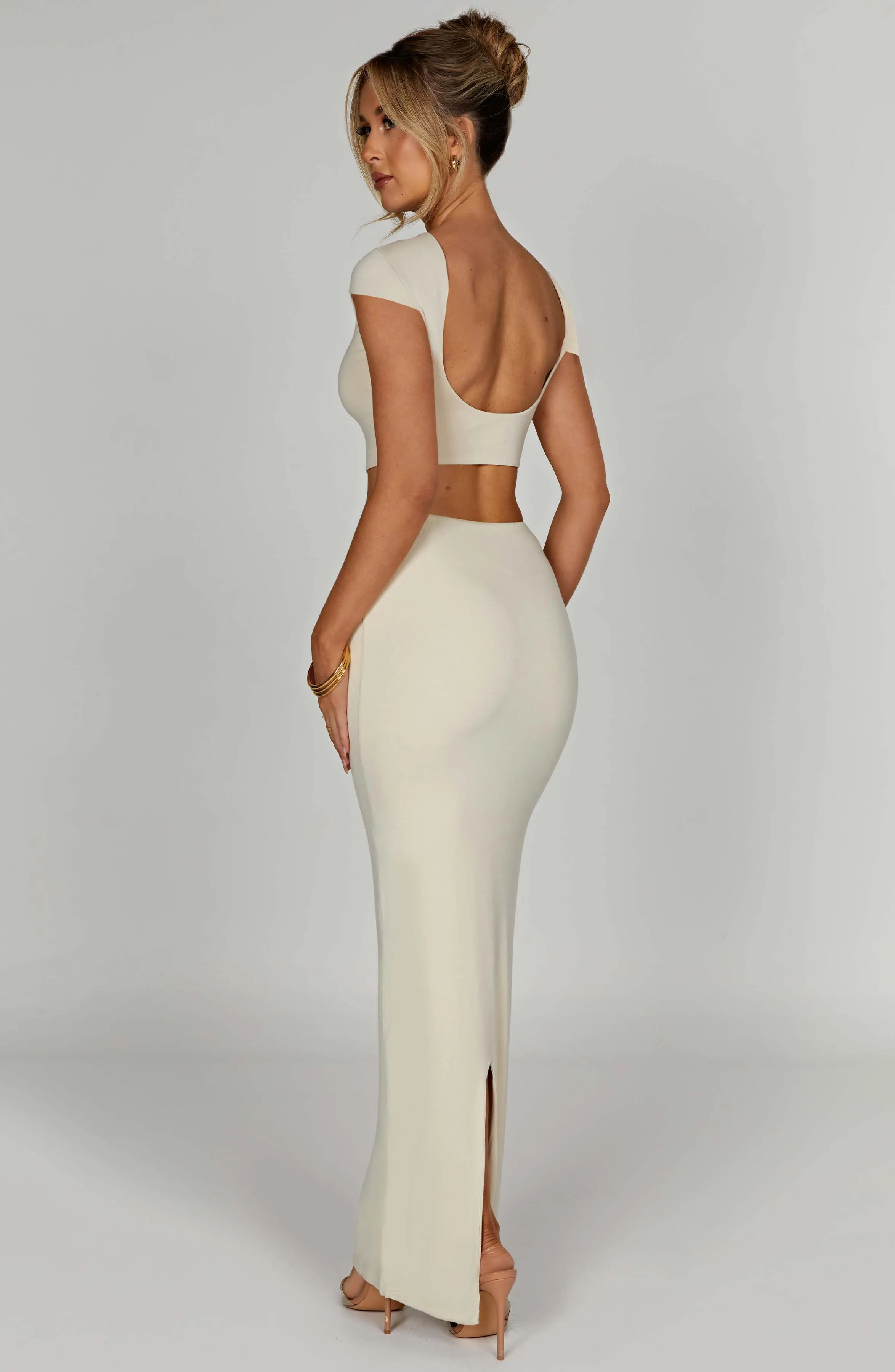 Yazmin Maxi Skirt - Cream