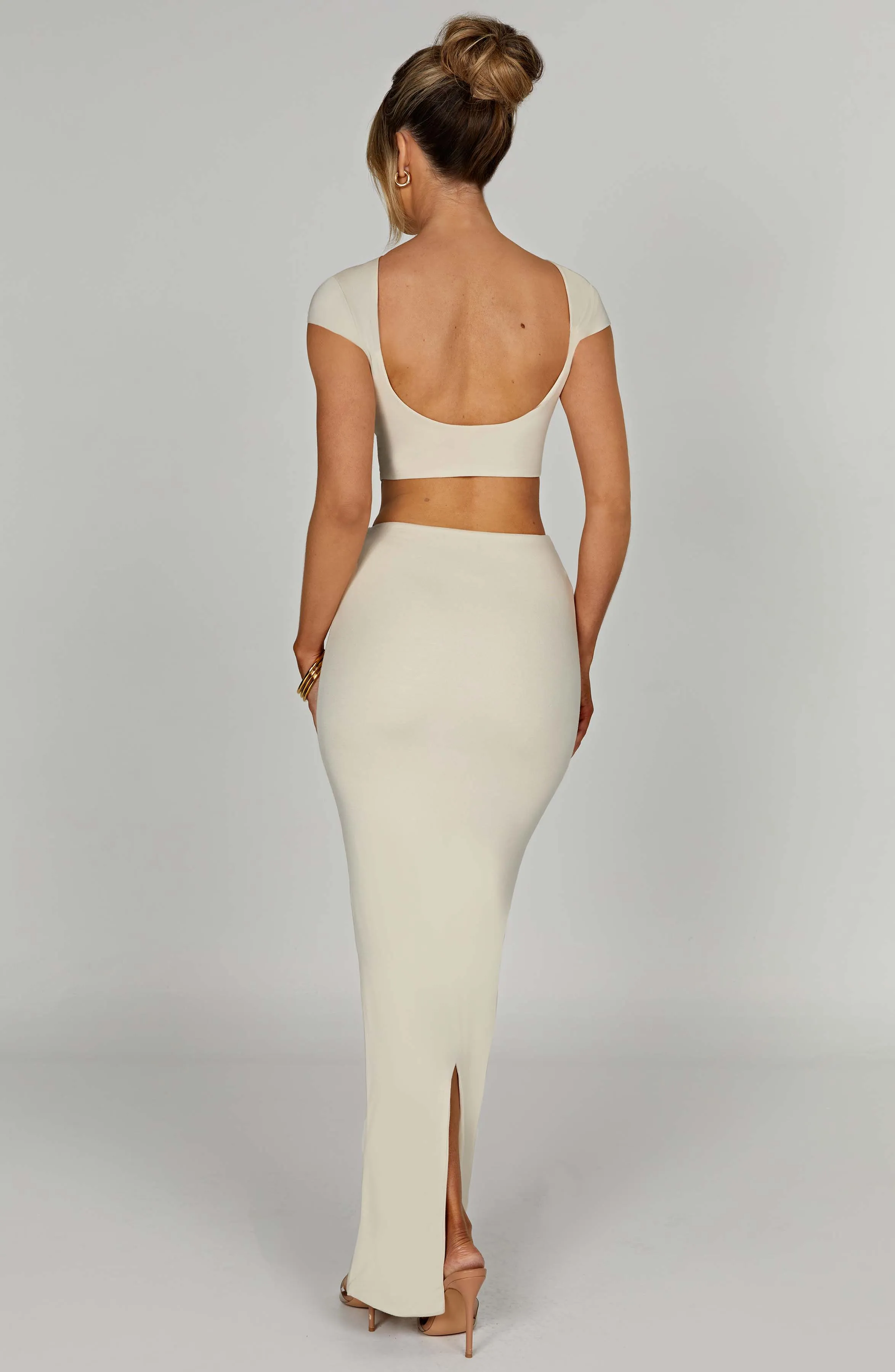 Yazmin Maxi Skirt - Cream